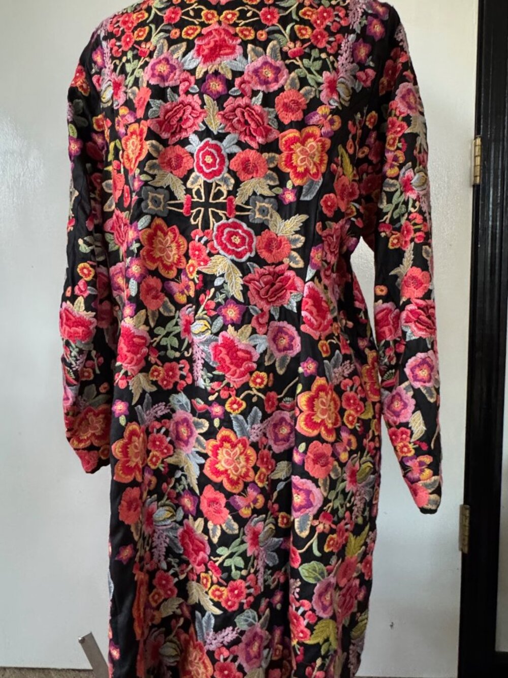 Johnny Was BIYA Fully Embroidered Jacket Coat US Large - Picture 11 of 16